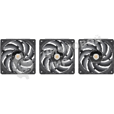 Вентилятор Thermaltake Toughfan EX14 Pro реверсивный 140x140x25mm черный 4-pin 31.6-34.1dB Ret (CL-F172-PL14BL-A)