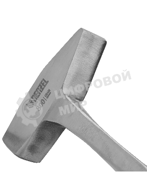 Молоток слесарный Denzel 800 г, цельнометаллический, двухкомпонентная рукоятка