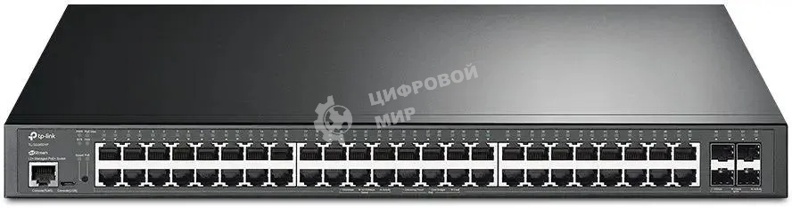 Коммутатор TP-Link TL-SG3452XP 48G 4SFP+ 48PoE+ 500W управляемый