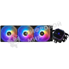 Система жидкостного охлаждения Thermalright Frozen Prism 360 ARGb Soc-AM5/AM4/1151/1200/2066/1700 черный 4-pin 27dB Al Ret (F-PRISM-360-BL-ARGb)