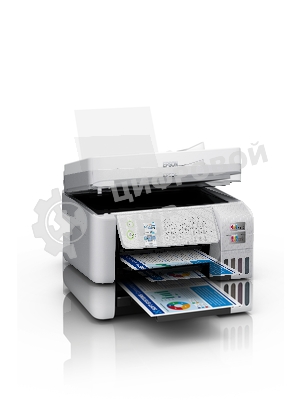 МФУ струйное Epson EcoTank L5296 (C11CJ65411) белый, A4, ч/б печ. 33стр/мин., цв. печ. 15стр/мин., 5760x1440 DPI, 2400х1200 DPI, USB, Ethernet, Wi-Fi