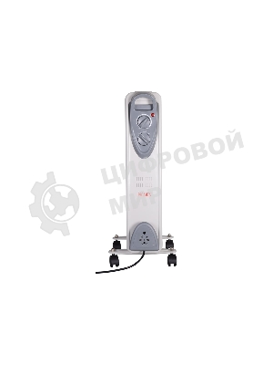 Обогреватель масляный Ресанта ОМ- 9Н (9 секций), белый, 2000 Вт, 20 м2, термостат 67/3/8