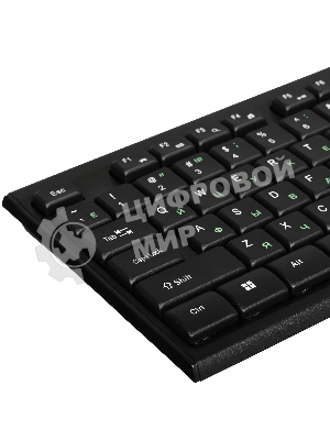 Комплект клавиатура+мышь Smartbuy ONE SBC-114282-K проводной, USB, 2400 DPI, чёрный