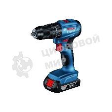 Дрель-шуруповерт аккумуляторная Bosch GSB 185-LI, 18В, 2 АКБ, Кейс