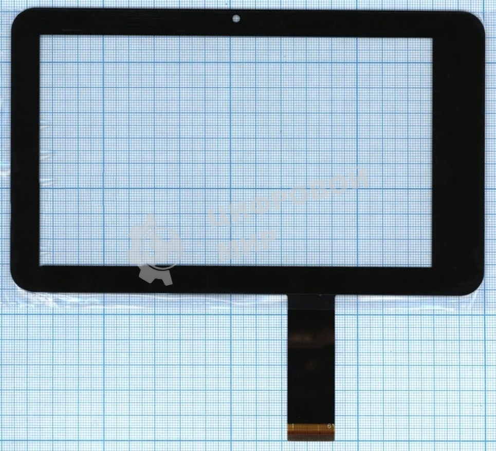 Сенсорное стекло (тачскрин) 04-0700-0618 V2, черное