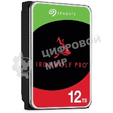 Жесткий диск Seagate SATA-III 12Tb ST12000NT001 NAS Ironwolf Pro 512E (7200rpm) 256Mb 3.5