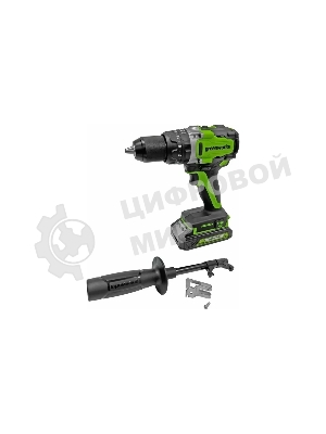 Дрель-шуруповерт аккумуляторная GREENWORKS GD24DD140, Аккумуляторная, 24В, Без АКБ и ЗУ