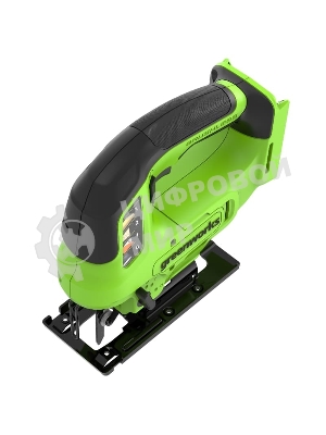 Лобзик электрический аккумуляторный GreenWorks GD24JS90, 24V, бесщеточный без АКБ и ЗУ (3601707)
