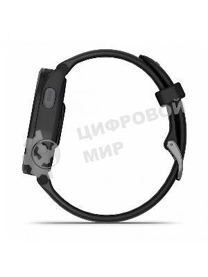 Смарт-часы Garmin Forerunner 165 черный, серый ремешок 43мм