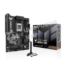Материнская плата ASUS TUF GAMING B650-E WIFI, AM5, AMD B650, 4xDDR5, 4xSATA, 3xM.2, 1xPCIe 4.0 x16, 1xPCIe 4.0 x16, 1xPCIe x1, 1xDP, 1xHDMI, 1x2.5Gb LAN, Wi-Fi 6E, Bluetooth 5.3, 2xUSB-C (1x10Gbps, 1x20Gbps), 3xUSB-A 5Gbps, 2xUSB-A 10Gbps, 3xUSB-A 2.0, 5x3.5 мм, 7.1, ATX