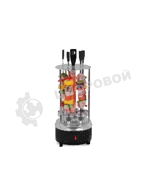 Шашлычница электрическая BQ BBQ1000 черный/стальной