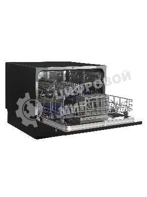 Посудомоечная машина Бирюса DWC-506/7 B, черный, 55см, 6 компл., 49 дБ, класс A+