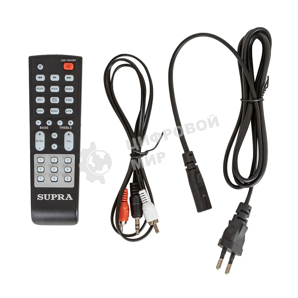 Минисистема SUPRA SMB-980 черный 1000Вт FM USB BT SD