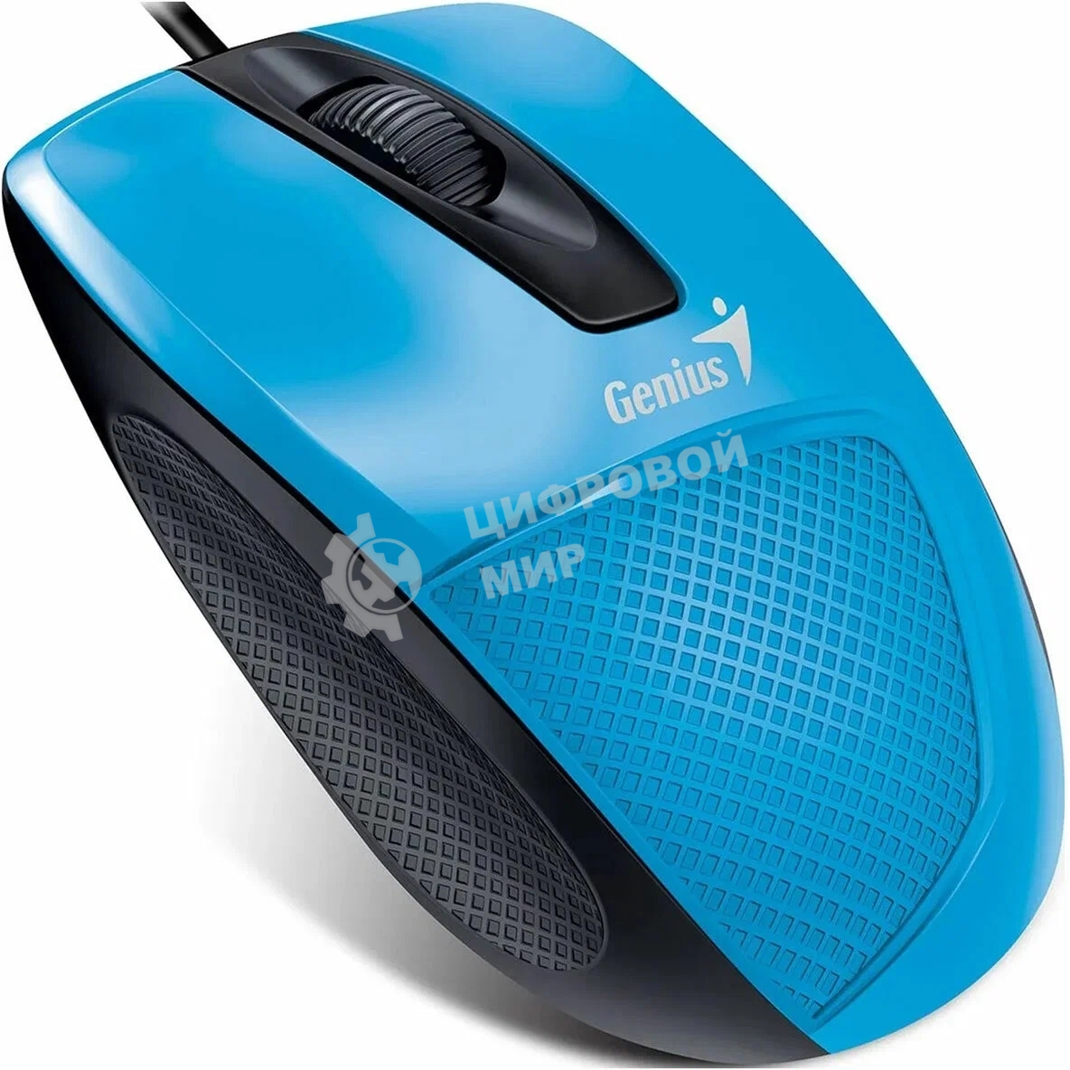 Мышь проводная Genius DX-Mini голубой, 1000 dpi, USB, кнопки - 3