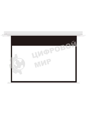 Встраиваемый экран с электроприводом Lumien Master Recessed Control 128х221 см (раб.область 120х213 см) (96