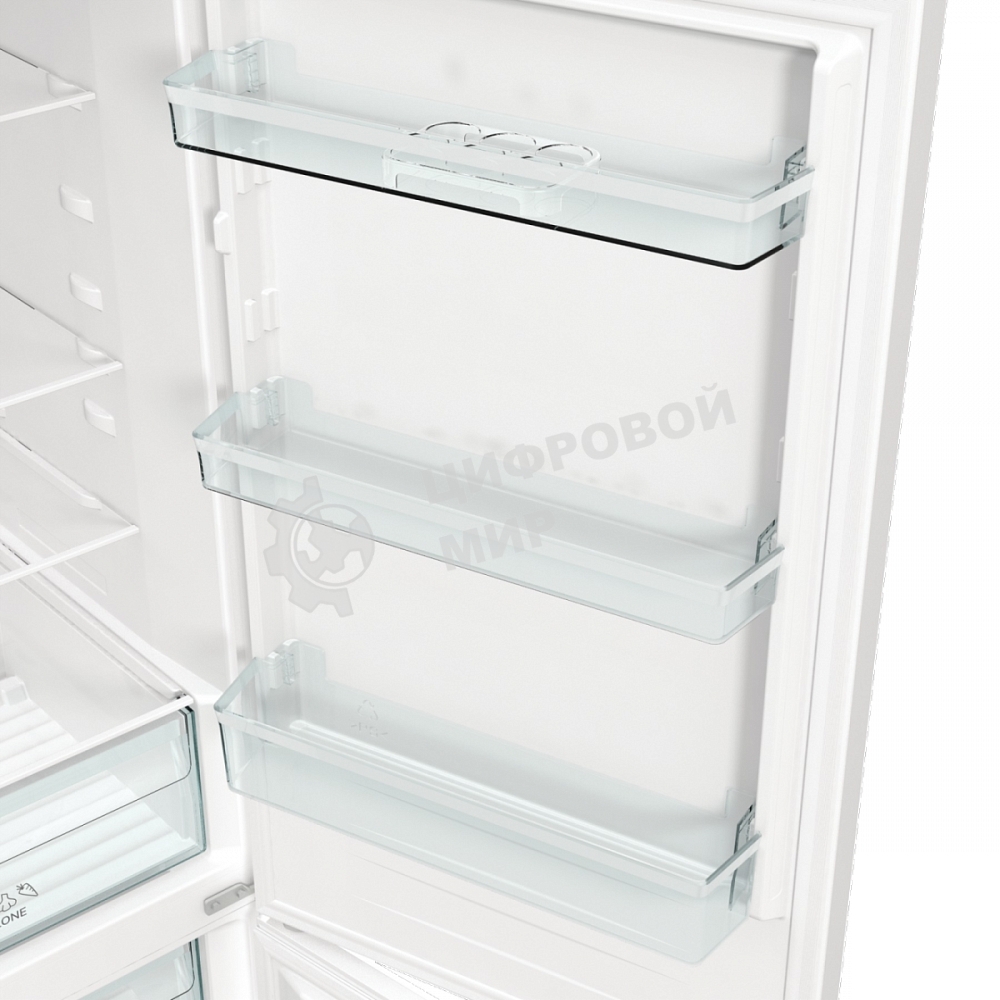 Холодильник Gorenje NRK619EEW4 белый двухкамерный 203/99л морозилка снизу, No Frost