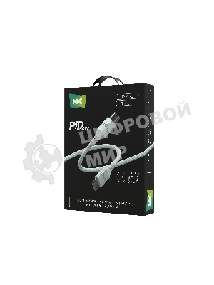 Кабель MORE CHOICE (4620202554116) K69aa 2м USB 3.0A PD 60W для Type-C Type-C- 2м, белый