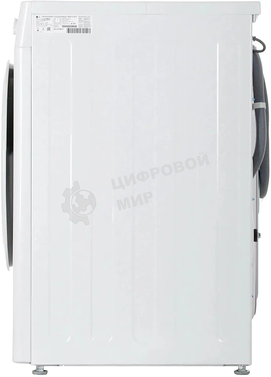 Стиральная машина LG F2J6TN0W 8кг, отжим: 1200об/мин, класс стирки: A, класс отжима: B, дисплей, защита от детей, белый