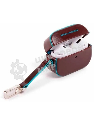 Чехол для наушников Piquadro Blue Square AC5308B2/MO коричневый натур.кожа