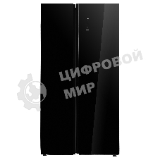 Холодильник Korting KNFS 91797 GN черный двухкамерный 335/175л морозилка сбоку, No Frost, Side by Side