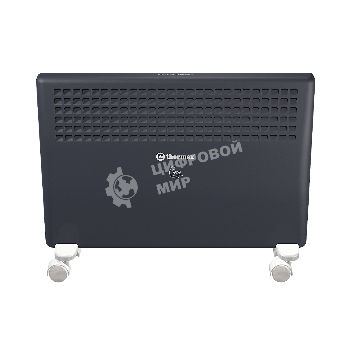 Конвектор электрический Thermex Cozy 1 черный, 1000 Вт, 15 м2, термостат