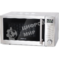Микроволновая печь Starwind SMW5220 нержавеющая сталь, 20 л, 700 Вт, переключатели - кнопки, поворотный механизм