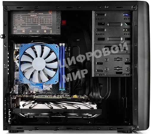 Компьютерный корпус Deepcool SMARTER, mATX/mini-ITX, без БП, 1x USB 3.0, 1x USB 2.0.