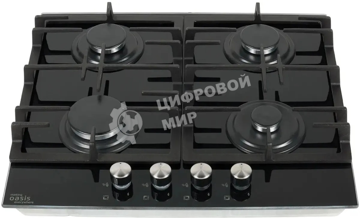 Газовая варочная поверхность Oasis P-GEB черный