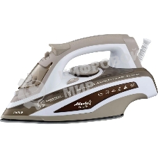 Утюг Atlanta ATH-5573 коричневый/белый, 2600 Вт, 38 г/мин, 132 г/мин, 400 мл