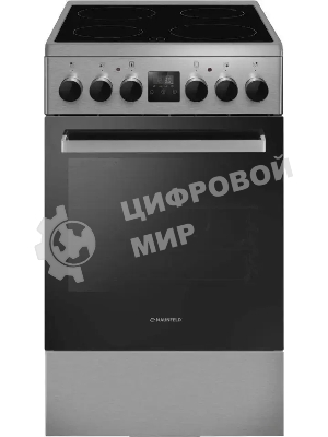 Плита электрическая Maunfeld MEC55CS08D серебристый, конфорок 4 шт, духовка 60 л, 50 см x 85 см x 60 см