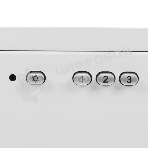 Вытяжка встраиваемая Elikor Flat 52П-650-К3Д белый, 52 см, 650 куб. м/ч, 60 дБ