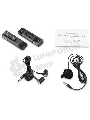 Диктофон Цифровой Digma DiVoice RV50 8Gb черный