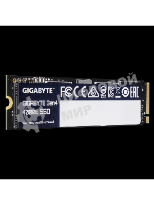 Накопитель SSD Gigabyte 4000E, 1Tb, PCIe 4.0 x4, M.2 2280, NVMe, R/W 4000/3900