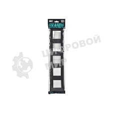Рамка 5-местная IEK SKANDY SK-F05G (SK-M52-K53) графит