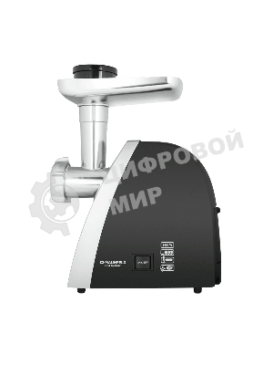 Мясорубка электрическая Maunfeld MMG.2000BRSV черный, 2000 Вт, 2.6 кг/мин, реверс, металлический лоток, насадки - 5