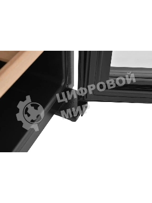 Винный шкаф ZÜGEL ZCWF521DB черный, 127 л, 2 отсека, 52 бут., класс A+