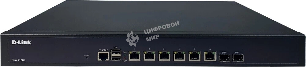 Маршрутизатор D-Link DSA-2108S/A2A, 8×1 Гбит/с, управляемый