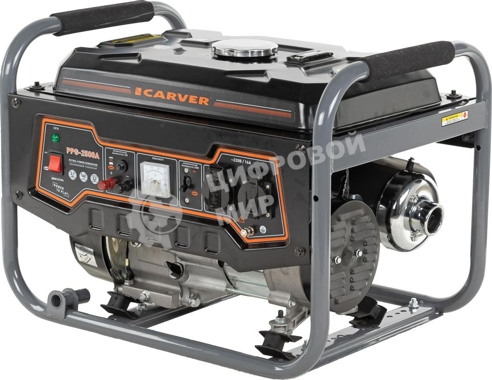 Электрогенератор бензиновый Carver PPG-2500А, 2.3 кВт, 67 дБ, 40 кг