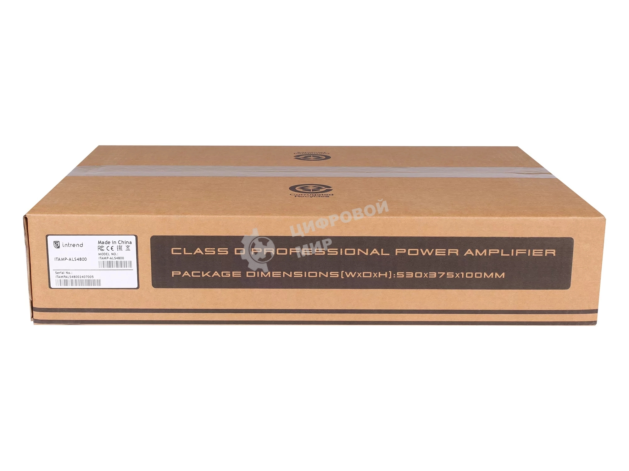 Усилитель Intrend ALS 4800 Четырехканальный, 4х800Вт/8Ом, 4х1300Вт/4Ом, 2х2600Вт/8Ом