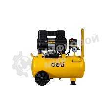 Компрессор воздушный безмаслянный Deli DL-WKY25-E1 (мощность 1,2кВт, 25л, 80л/мин, 7атм, 2800об/мин)