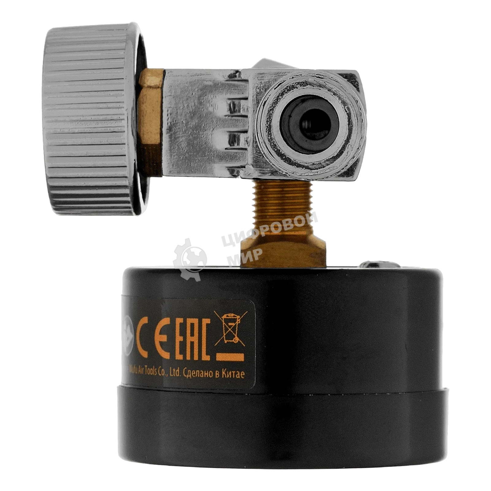 Регулятор давления с манометром Denzel для краскораспылителя K1500, 12 бар, 1/4