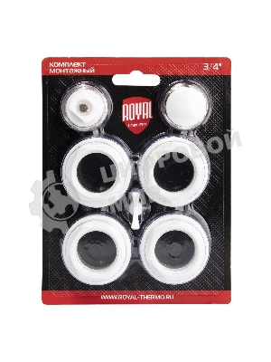 Комплект монтажный Royal Thermo 1”х 3/4