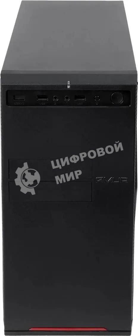 Компьютер Amur Нарвал B7I21 MT i3 12100 (3.3) 16Gb SSD 512Gb UHDG 730 FreeDOS GbitEth 400W мышь клавиатура черный (RUS) (2136975)