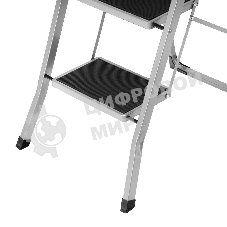 Стремянка стальная Сибртех, 5 широких ступеней 20х30 см с полимерным покрытием