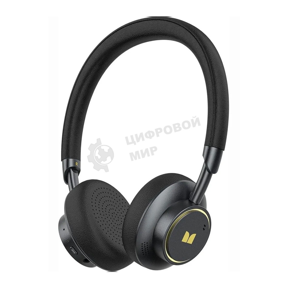 Беспроводные/проводные наушники Monster N-Tune mini 02 черный, накладные, Bluetooth, активное шумоподавление, быстрая зарядка, до 50 ч