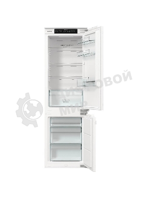 Встраиваемый холодильник Gorenje NRKI517142, полезный объем 243 л, электронное управление, цифровой дисплей, автоматическое размораживание No Frost, быстрое замораживание, интенсивное охлаждение, зона свежести с контролем влажности, слайдерное крепление, энергоэффективность А+