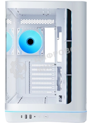 Корпус SAMA V62S, Midi-Tower, белый, 4 x 120 мм