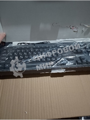 (Поврежденный товар) Клавиатура проводная DEFENDER Office HB-910 черный (USB, 104 клавиши) (45910_(Поврежденный товар) 000460)