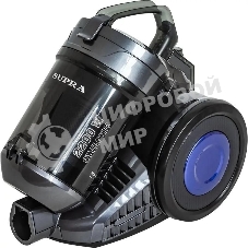 Пылесос Supra VCS-2410 синий/черный, 380/2200 Вт, уборка сухая, пылесборник контейнер, 1.5 л
