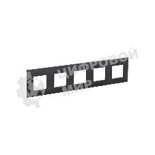 Рамка 5-местная IEK SKANDY SK-F05G (SK-M52-K53) графит